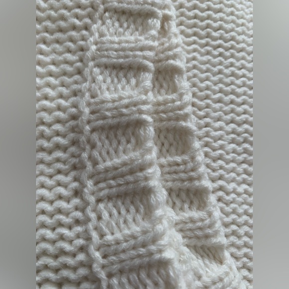 525 America Cozy Cream Cable Knit Sweater Dress - Picture 7 of 11